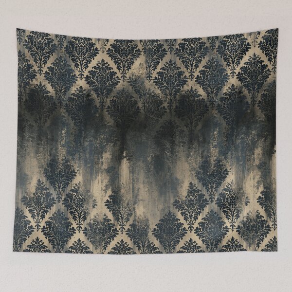 Item preview, Weathered Gothic Damask on Charred Metal designed and sold by Piotrek0001.