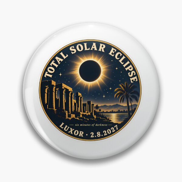 Artikelvorschau, Totale Sonnenfinsternis 2027 in Luxor, Ägypten entworfen und verkauft von Mordenrox.