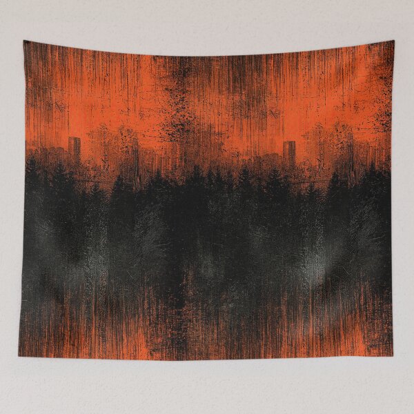 Item preview, Inferno Ember Drip on Matte Black Wall designed and sold by Piotrek0001.