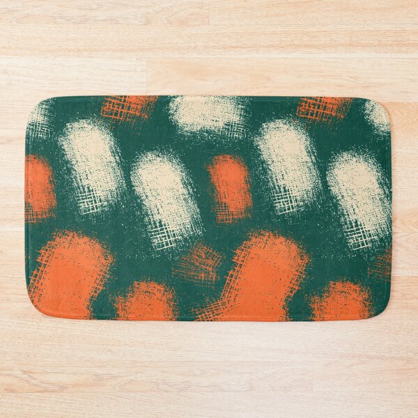 Item preview, Abstract Painterly Blotches in Teal and Orange designed and sold by Piotrek0001.