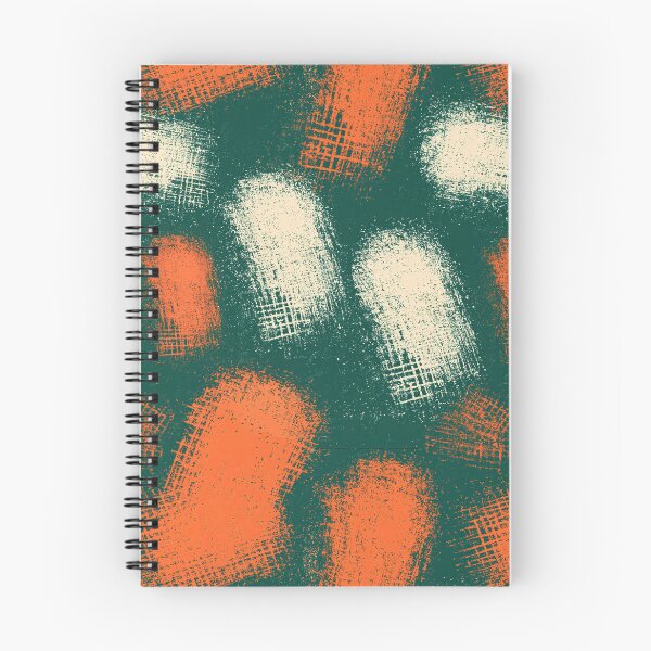 Item preview, Abstract Painterly Blotches in Teal and Orange designed and sold by Piotrek0001.