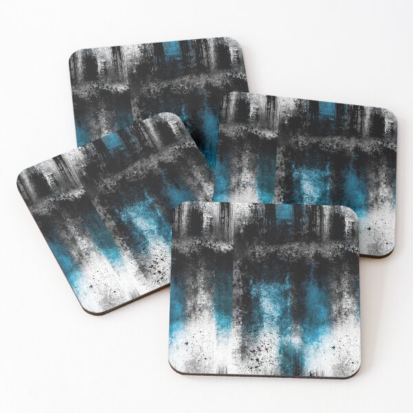 Item preview, Midnight Cobalt and Black Ink Splatter Texture designed and sold by Piotrek0001.