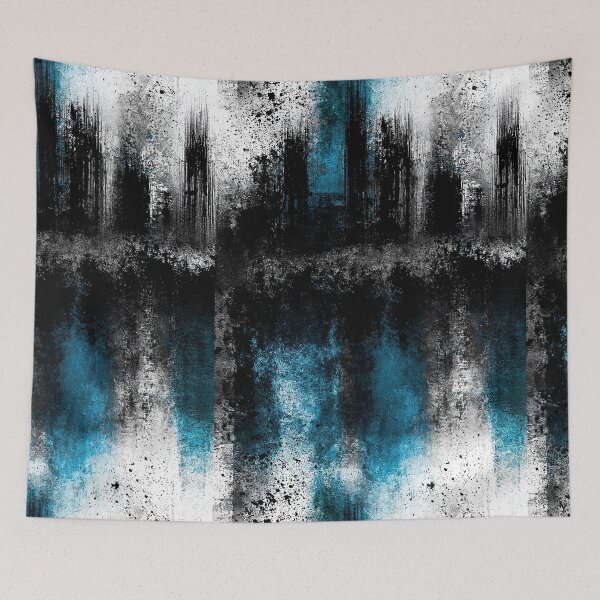 Item preview, Midnight Cobalt and Black Ink Splatter Texture designed and sold by Piotrek0001.