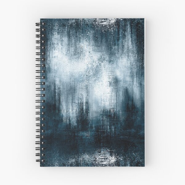 Item preview, Denim Blue and Charcoal Brushstroke Texture designed and sold by Piotrek0001.