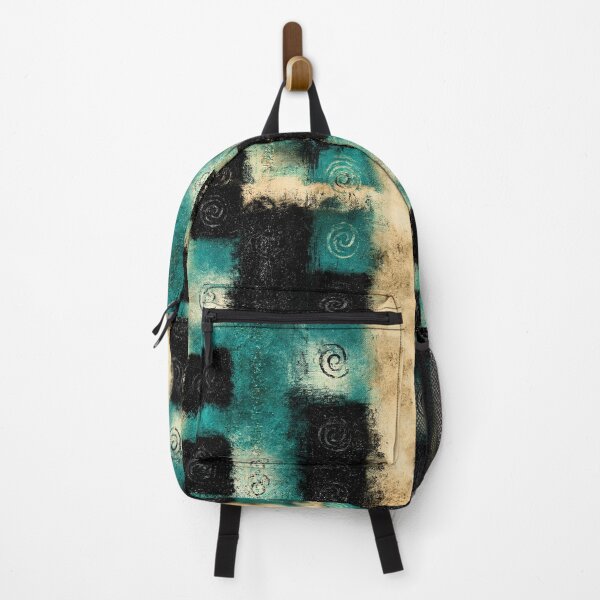 Item preview, Mystic Spiral Symbols on Distressed Teal Wall designed and sold by Piotrek0001.