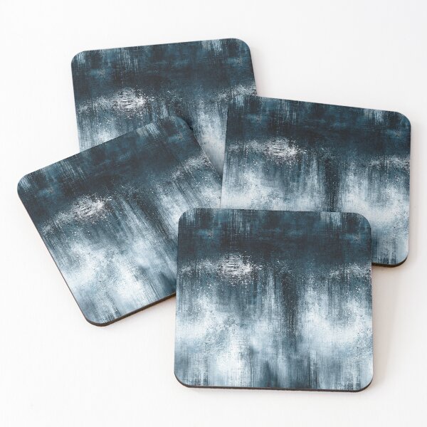 Item preview, Denim Blue and Charcoal Brushstroke Texture designed and sold by Piotrek0001.