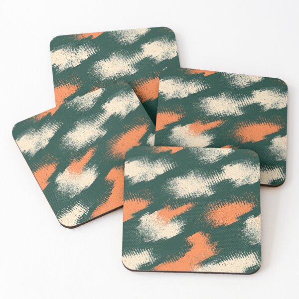 Item preview, Urban Camo Brushstrokes in Sage and Rust designed and sold by Piotrek0001.