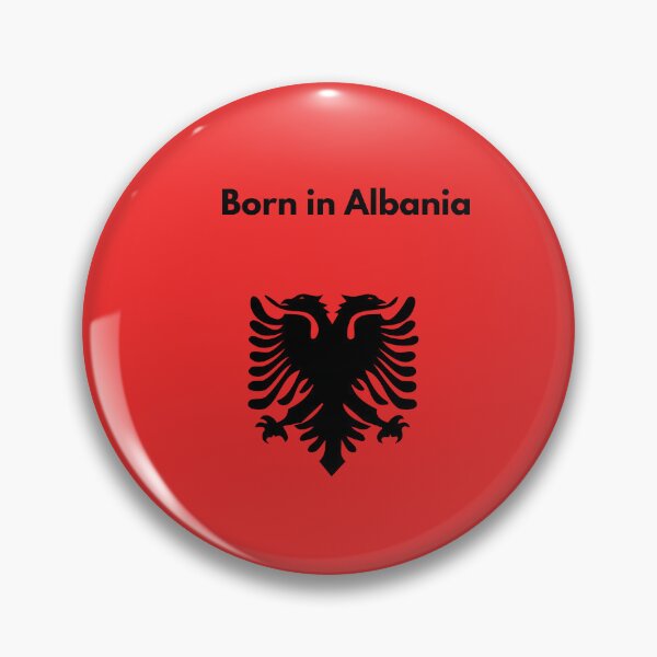 Item preview, Born in Albania | Albanian Pride | Albanian Heritage Gift designed and sold by gluxdesing.