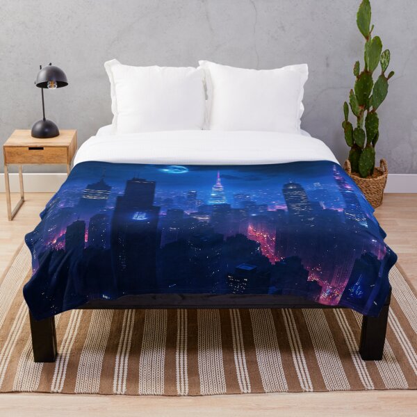Item preview, Neon Megacity Nightscape designed and sold by GatrilStudio.
