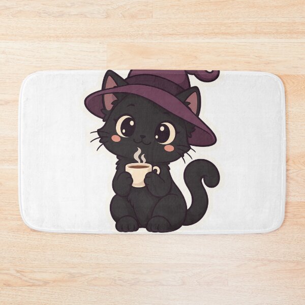 Item preview, Witchy Black Cat Brewing Chaos Mostly Tea designed and sold by OuqCreations.