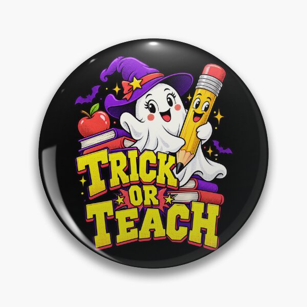 Item preview, Trick Or Teach Cartoon Phantom Witch Hat Giant Pencilss designed and sold by Aqouiatiqe.