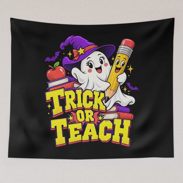 Item preview, Trick Or Teach Cartoon Phantom Witch Hat Giant Pencilss designed and sold by Aqouiatiqe.