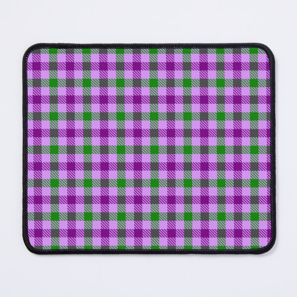 Item preview, Purple And Green On Lilac Gingham Check designed and sold by PatternTitan.