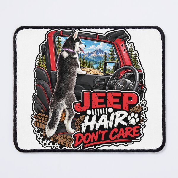 Artikelvorschau, Jeep-Frisur, egal | Verrücktes Husky-Mädchen entworfen und verkauft von Crazyhuskychick.