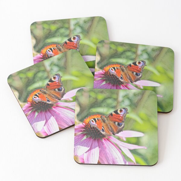 Item preview, Peacock Butterfly Sunbathing - evalaaksart - A piece of Finland designed and sold by evalaaksart.