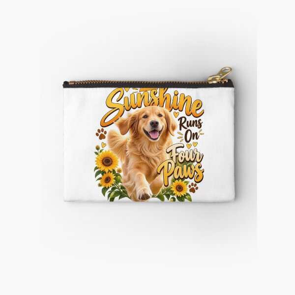 Item preview, Golden Retriever Sunshine Runs On Four Paws Dog Lover Design designed and sold by okay 2 look .
