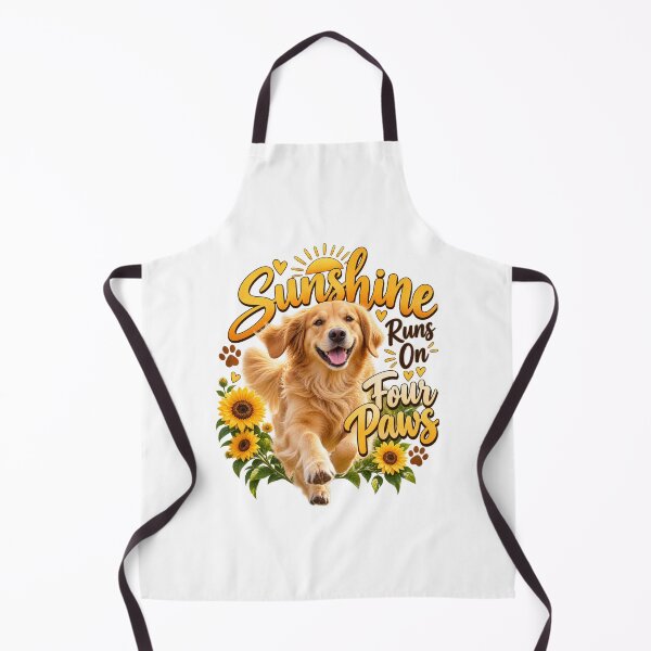 Item preview, Golden Retriever Sunshine Runs On Four Paws Dog Lover Design designed and sold by okay 2 look .