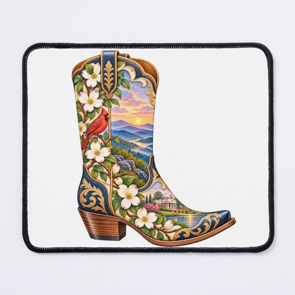 Item preview, Virginia Cowboy Boot designed and sold by Whimspired By Paxx.