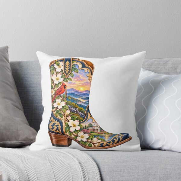 Item preview, Virginia Cowboy Boot designed and sold by Whimspired By Paxx.