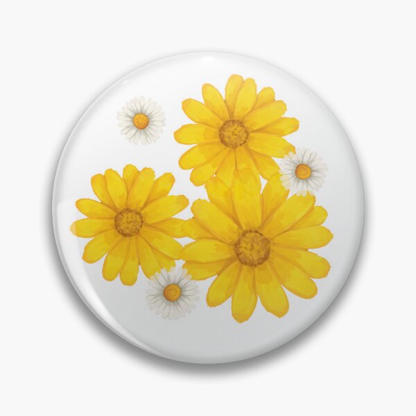 Item preview, White and Yellow Daisies designed and sold by Fridayscorner.