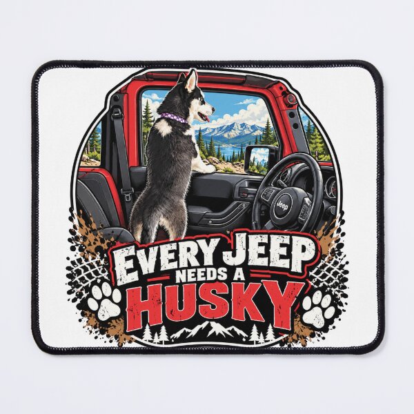 Item preview, Jeep Dog, Jeep Husky | Crazy Husky Chick designed and sold by Crazyhuskychick.