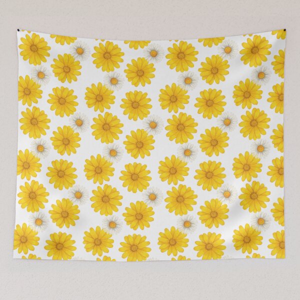 Item preview, White and Yellow Daisies designed and sold by Fridayscorner.