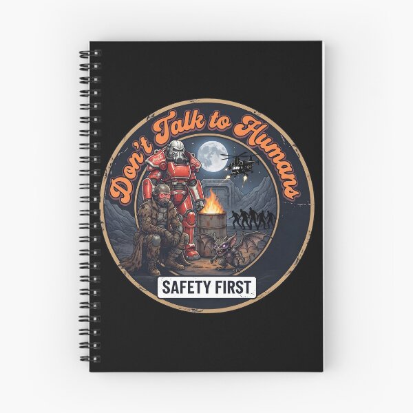 Item preview, Sci Fi Post Apocalyptic Fallout Steel Door Mountain Ranger Monster Comic designed and sold by AeroCodeDesigns.