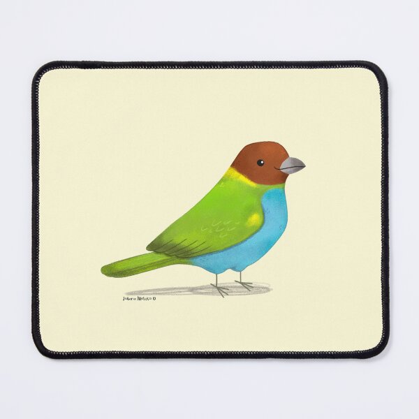 Item preview, Bay Headed Tanager Bird designed and sold by julianamotzko.