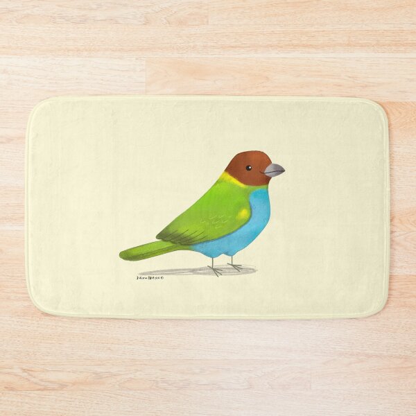 Item preview, Bay Headed Tanager Bird designed and sold by julianamotzko.