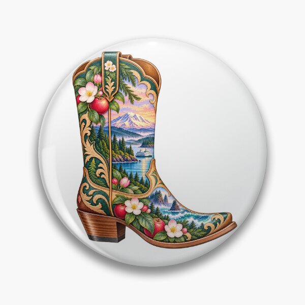 Item preview, Washington Cowboy Boot designed and sold by Whimspired By Paxx.