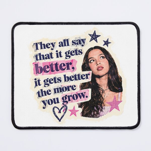 Item preview, Livies It Gets Better Retro Scrapbook Sticker | Growing Up & Nostalgia designed and sold by SugarRuushShop.
