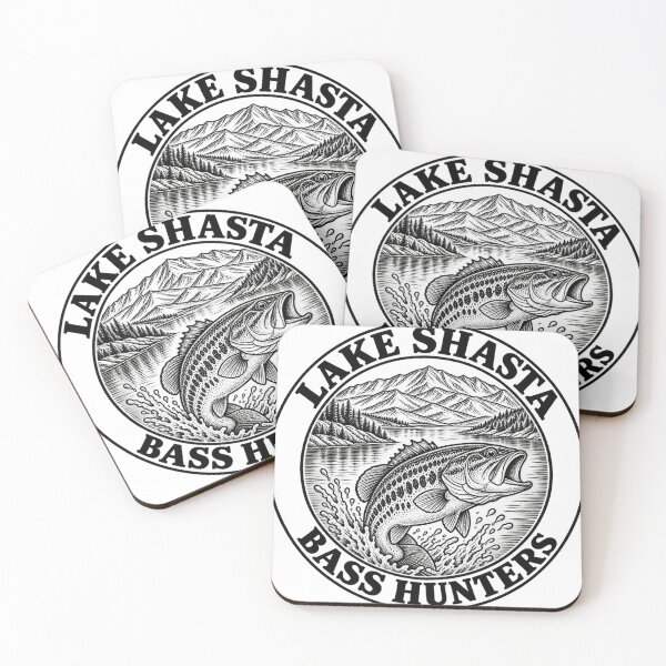Item preview, Lake Shasta Bass Hunters — California Fishing Angler Design designed and sold by Tee Visions.
