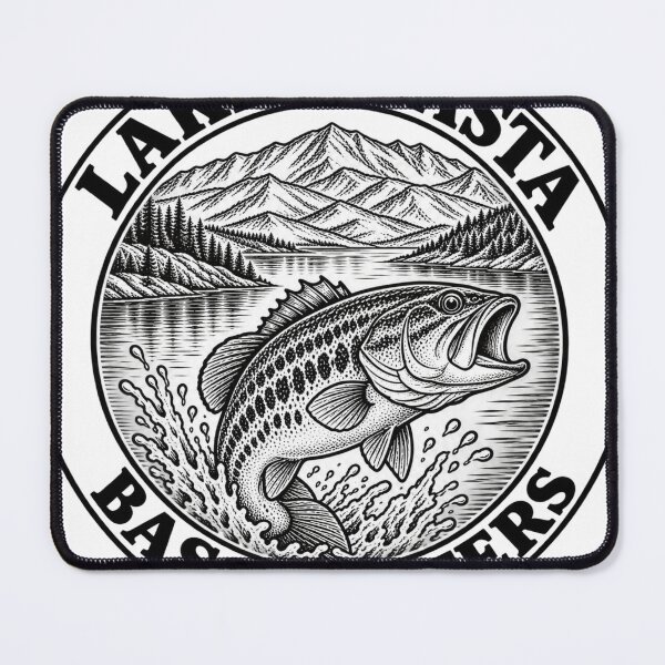 Item preview, Lake Shasta Bass Hunters — California Fishing Angler Design designed and sold by Tee Visions.