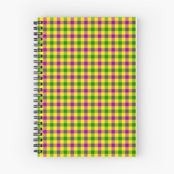 Item preview, Purple And Green On Yellow Gingham Check   designed and sold by PatternTitan.