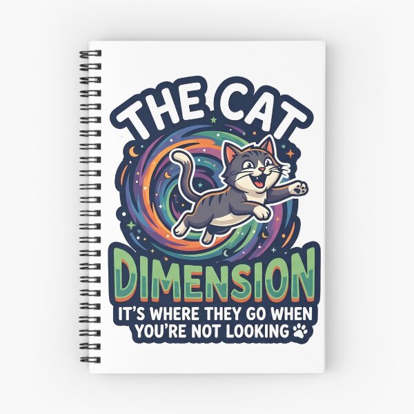 Item preview, Funny Space Cat The Cat Dimension Cosmic Sticker designed and sold by VPanPrint.