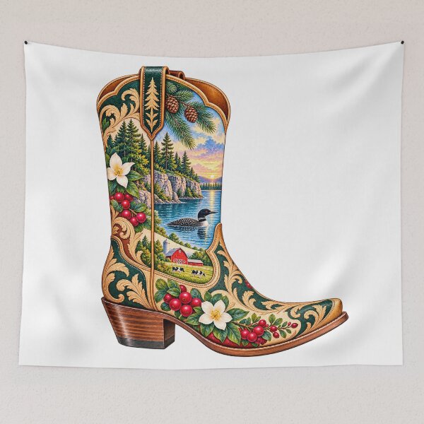 Item preview, Wisconsin Cowboy Boot designed and sold by Whimspired By Paxx.