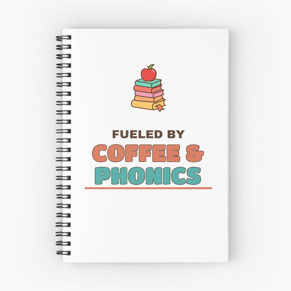 Item preview, Fueled by Coffee and Phonics Homeschool Teacher Shirt designed and sold by Undersung37.
