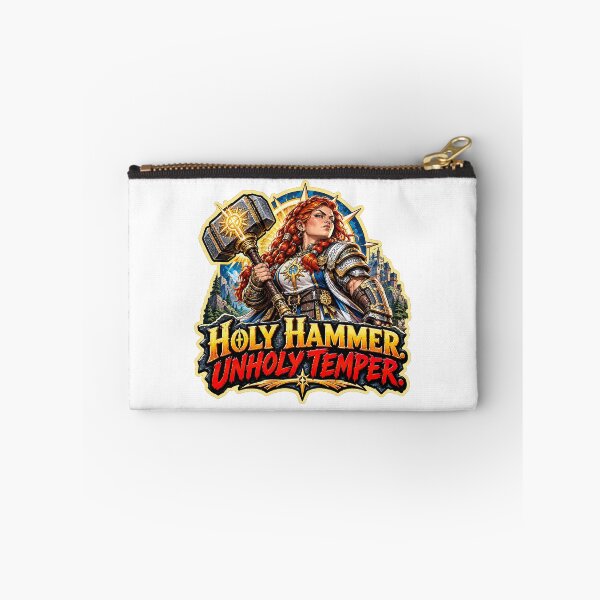 Item preview, Holy Hammer Unholy Temper Female designed and sold by Wear It Anyway Designs.