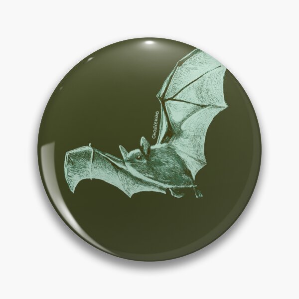 Item preview, Dark Green Moss Bat designed and sold by ghostieking.