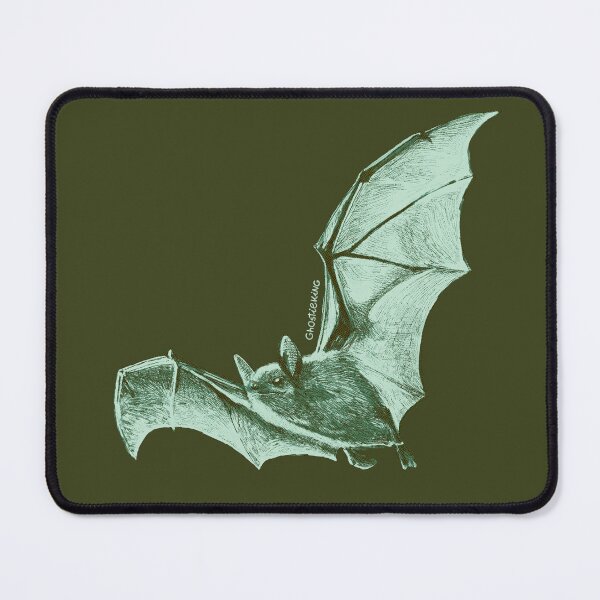 Item preview, Dark Green Moss Bat designed and sold by ghostieking.