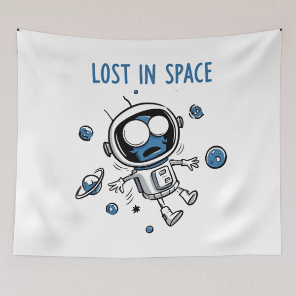 Item preview, Funny Cartoon Astronaut designed and sold by Retro Whimsy.
