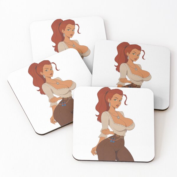 Item preview, Vintage Redhead Pinup Girl – Retro Cowgirl Aesthetic designed and sold by  Hollow Moon Studios..