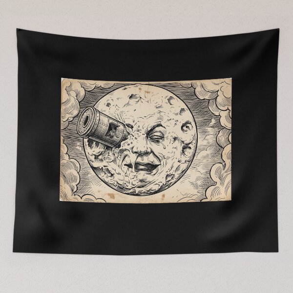 Item preview, A Trip to the Moon Vintage Art designed and sold by DanniJordan.