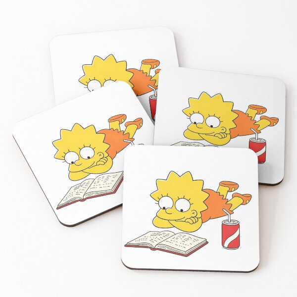 Item preview, Lisa Simpson Reading Book designed and sold by wingoo22.