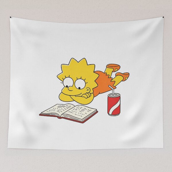 Item preview, Lisa Simpson Reading Book designed and sold by wingoo22.