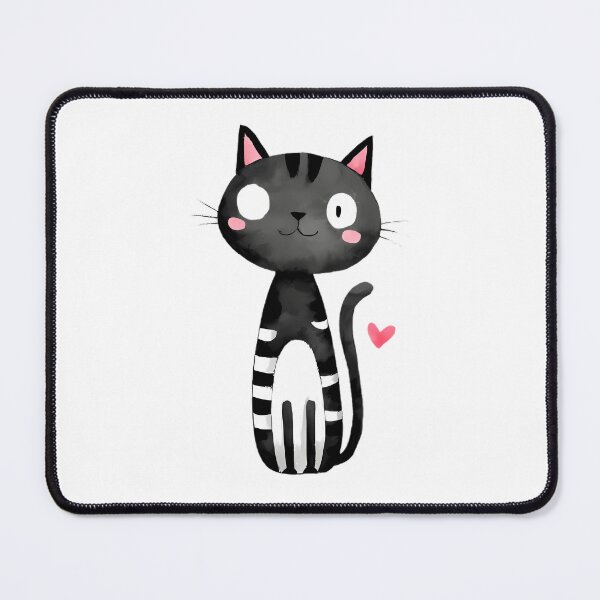 Item preview, Cute Cartoon Cat – Adorable Feline Character designed and sold by Retro Whimsy.