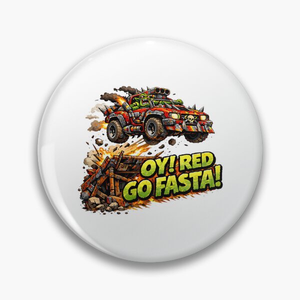 Item preview, Oy Red Go Fasta Ork Racing designed and sold by AnriAlbright.