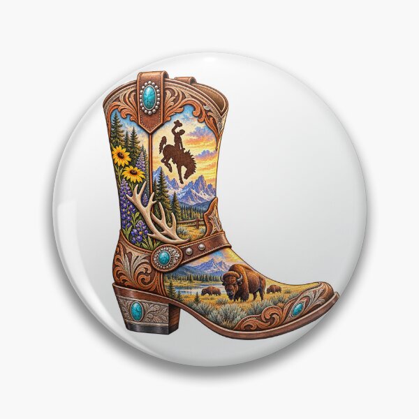 Item preview, Wyoming Cowboy Boot designed and sold by Whimspired By Paxx.
