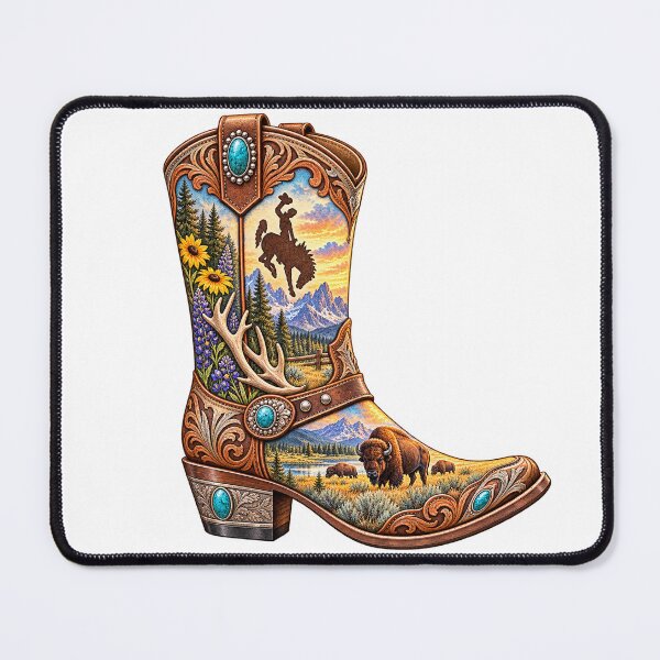 Item preview, Wyoming Cowboy Boot designed and sold by Whimspired By Paxx.