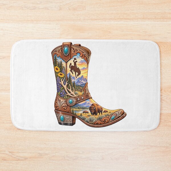 Artikelvorschau, Wyoming Cowboy Boot entworfen und verkauft von Whimspired By Paxx.